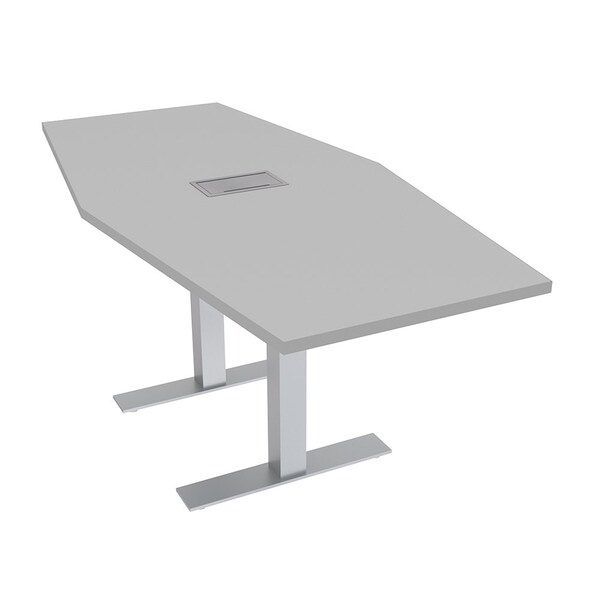 Skutchi Designs 33.5 in W, 69.5 in L, 29 in H, Engineered Wood Top, Grey HAR-HEX.IR-34x70-T-ELEC-XD01 - main